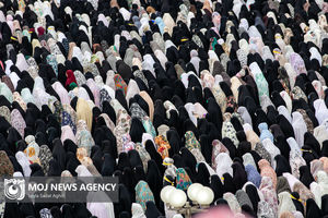 نماز عید فطر در حرم مطهر رضوی برگزار شد