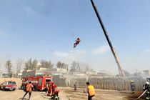 برگزاری مانور مترو با حضور کارکنان امداد شرکت  گاز اصفهان