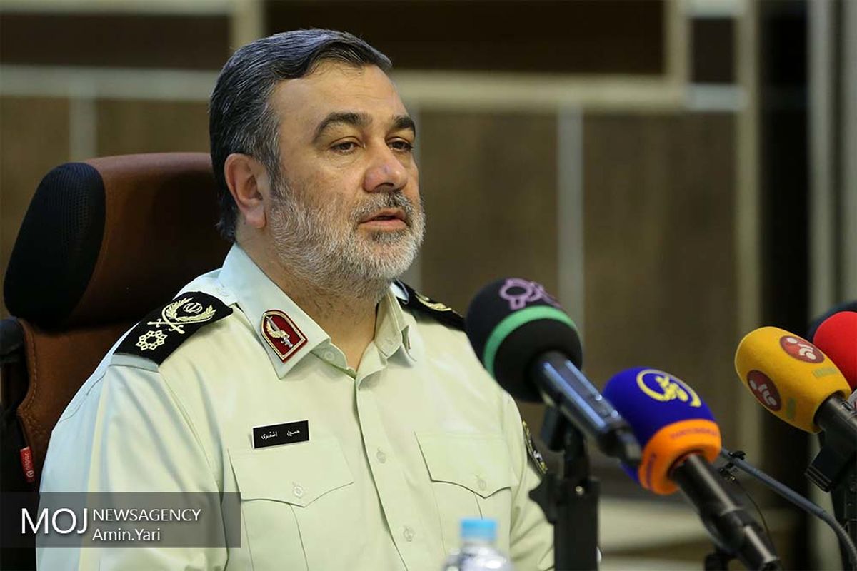 سردار حسین اشتری فرمانده نیروی انتظامی