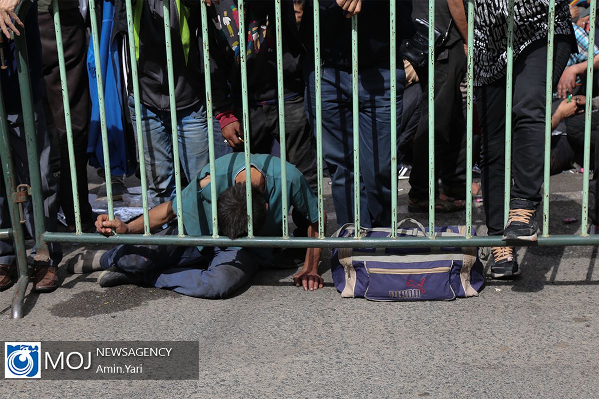 طرح جمع آوری معتادان متجاهر