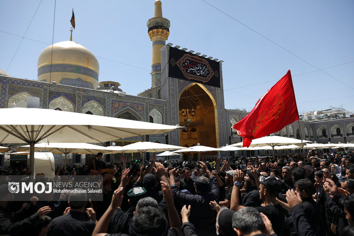 عزاداری عاشورای حسینی - حرم امام رضا (ع)