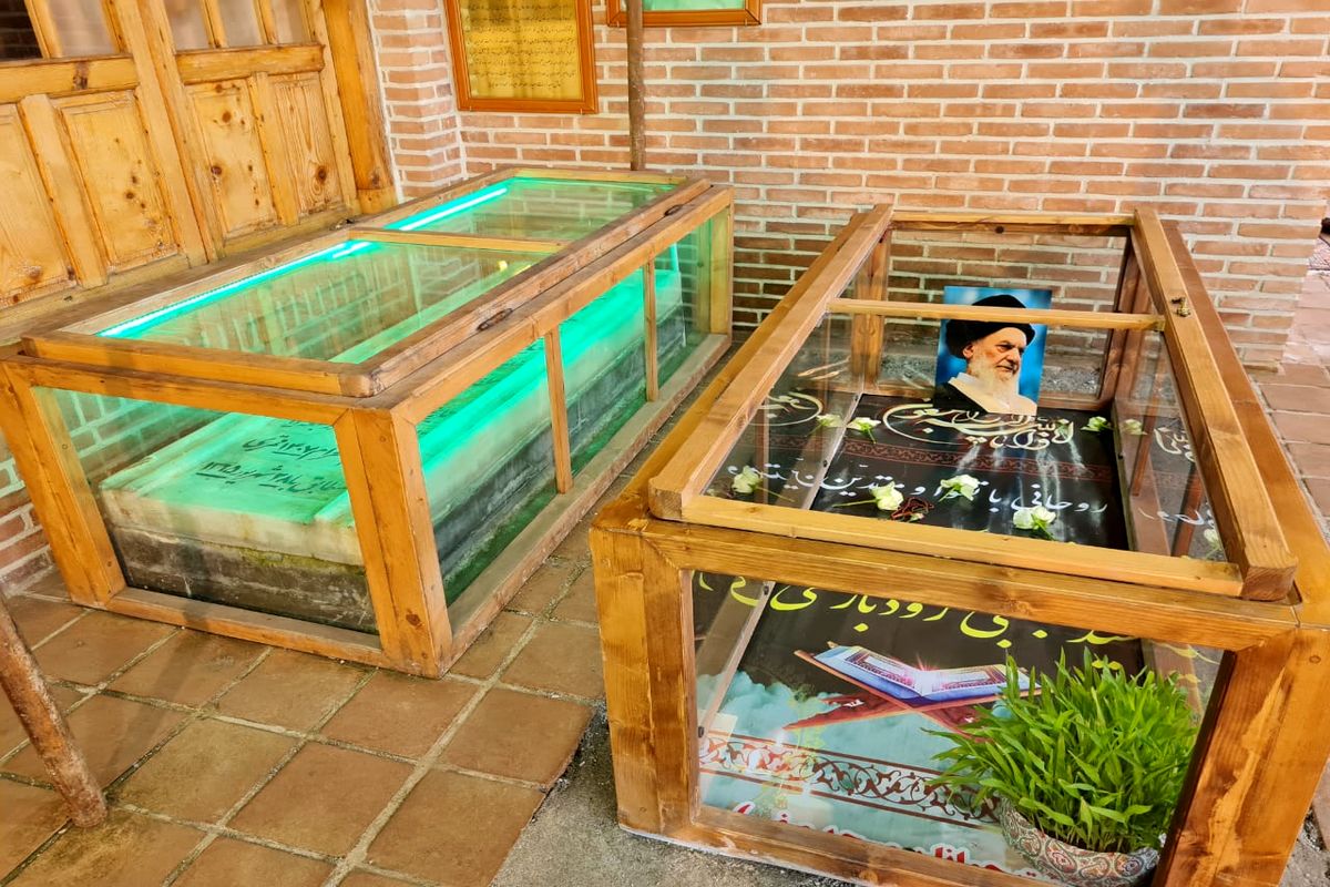 مراسم هفتمین روز درگذشت مرحوم آیت الله رودباری دررشت