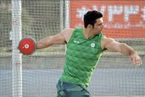 بهنام شیری مدال نقره پرتاب دیسک قهرمانی آسیا را کسب کرد