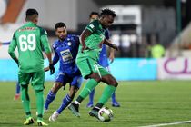 دیدار دو تیم ذوب آهن ایران و الزورای عراق در فولاد شهر اصفهان