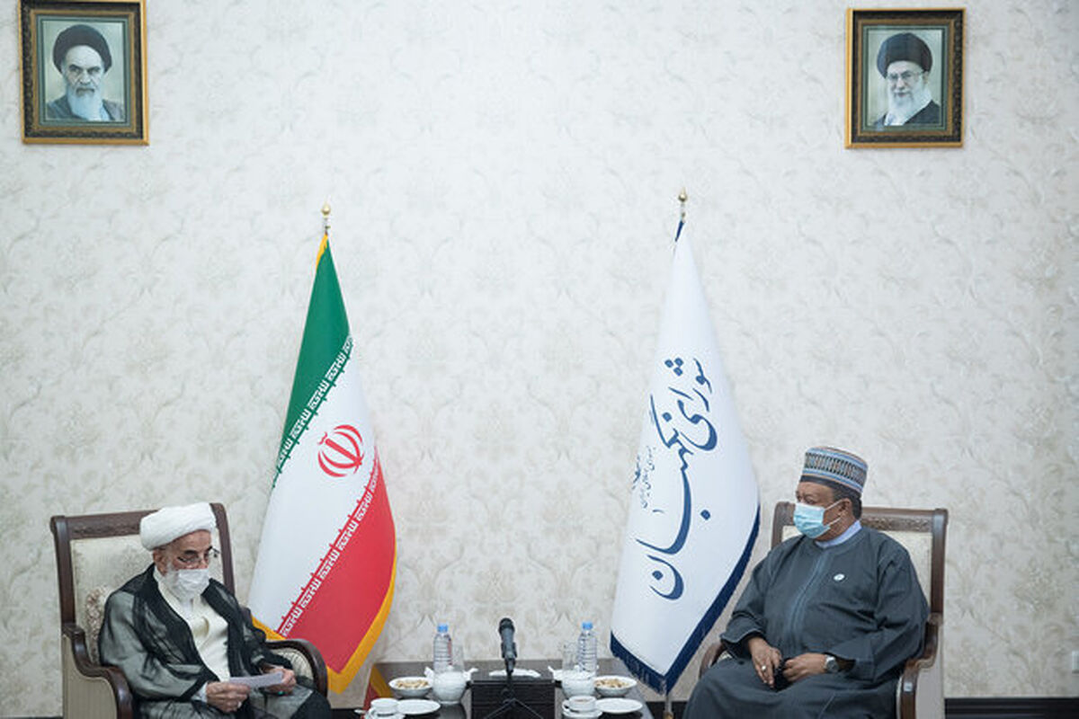 دیدار آیت الله جنتی با دبیرکل اوپک
