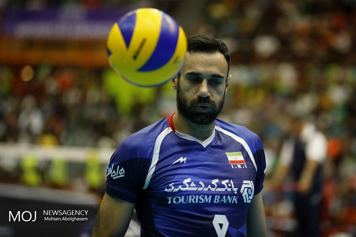دیدار تیم های والیبال ایران و صربستان