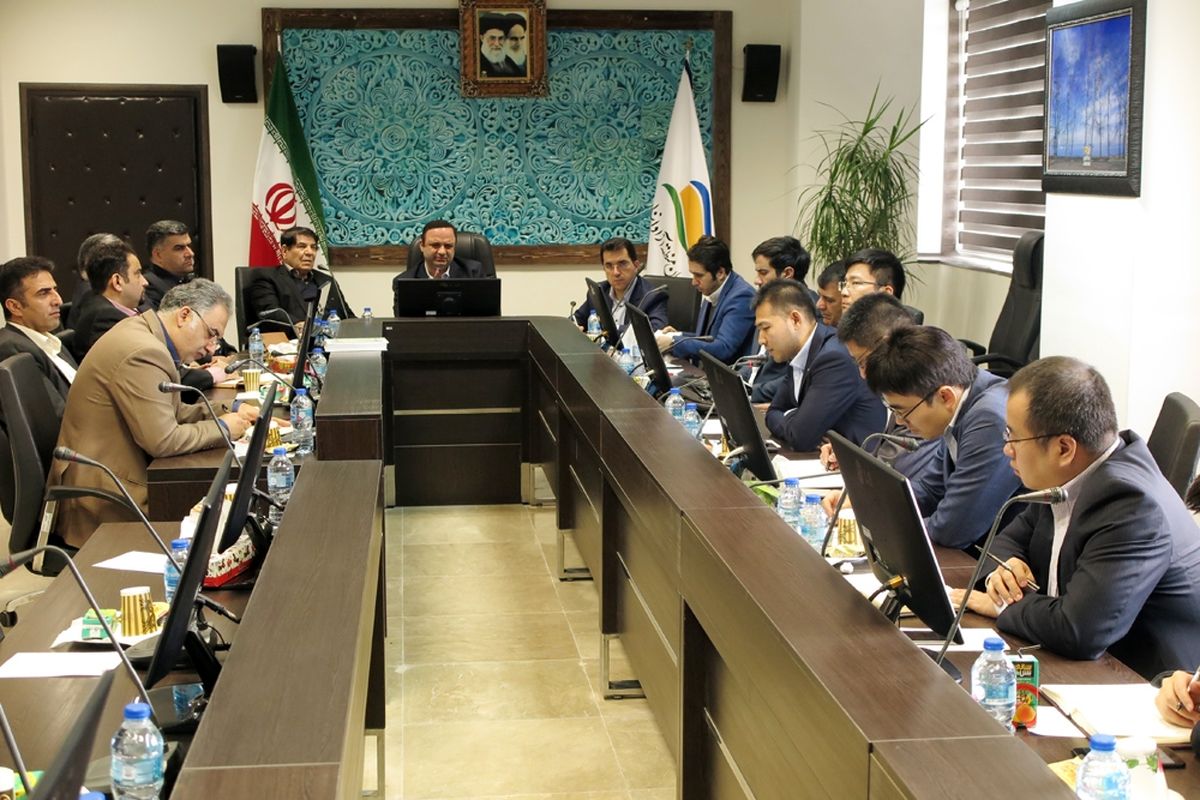 دیدار مدیرعامل شرکت  سرمایه گذاری چینی و مدیرعامل سازمان منطقه آزاد انزلی