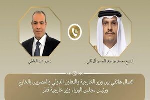 وزرای خارجه قطر و مصر بر اولویت راه‌حل‌ سیاسی برای مقابله با بحران در منطقه تاکید کردند