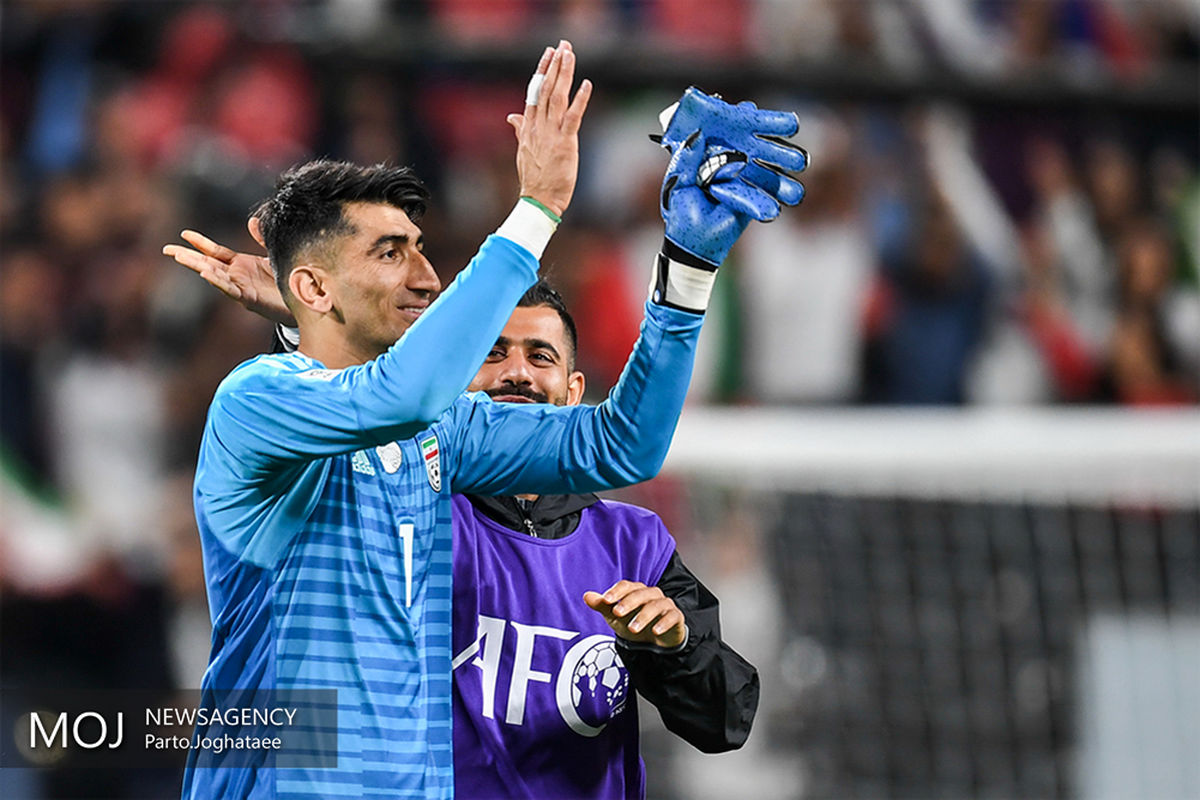 دیدار تیم‌های ملی فوتبال ایران و عمان/علیرضا بیرانوند