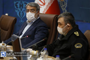جلسه بررسی ابعاد اجتماعی و انتظامی مدیریت مبارزه با کرونا