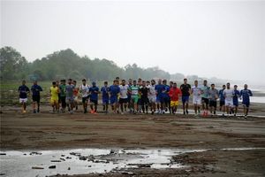 تمرین ملوانی‌ها در ساحل با حضور مایلی‌کهن + تصاویر