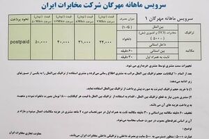 اینترنت مخابرات با تعرفه های جدید/ درخواست وزیر ارتباطات برای ارائه نظر