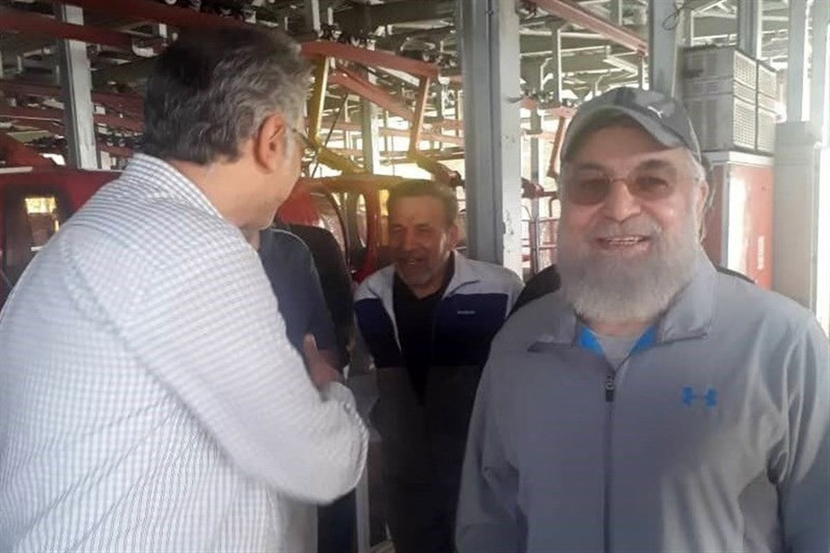 روحانی در توچال