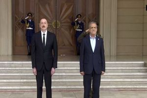 رئیس جمهوری آذربایجان از پزشکیان استقبال رسمی کرد