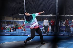 مهلا محروقی در پرتاب دیسک بازی‌های کشورهای اسلامی ششم شد