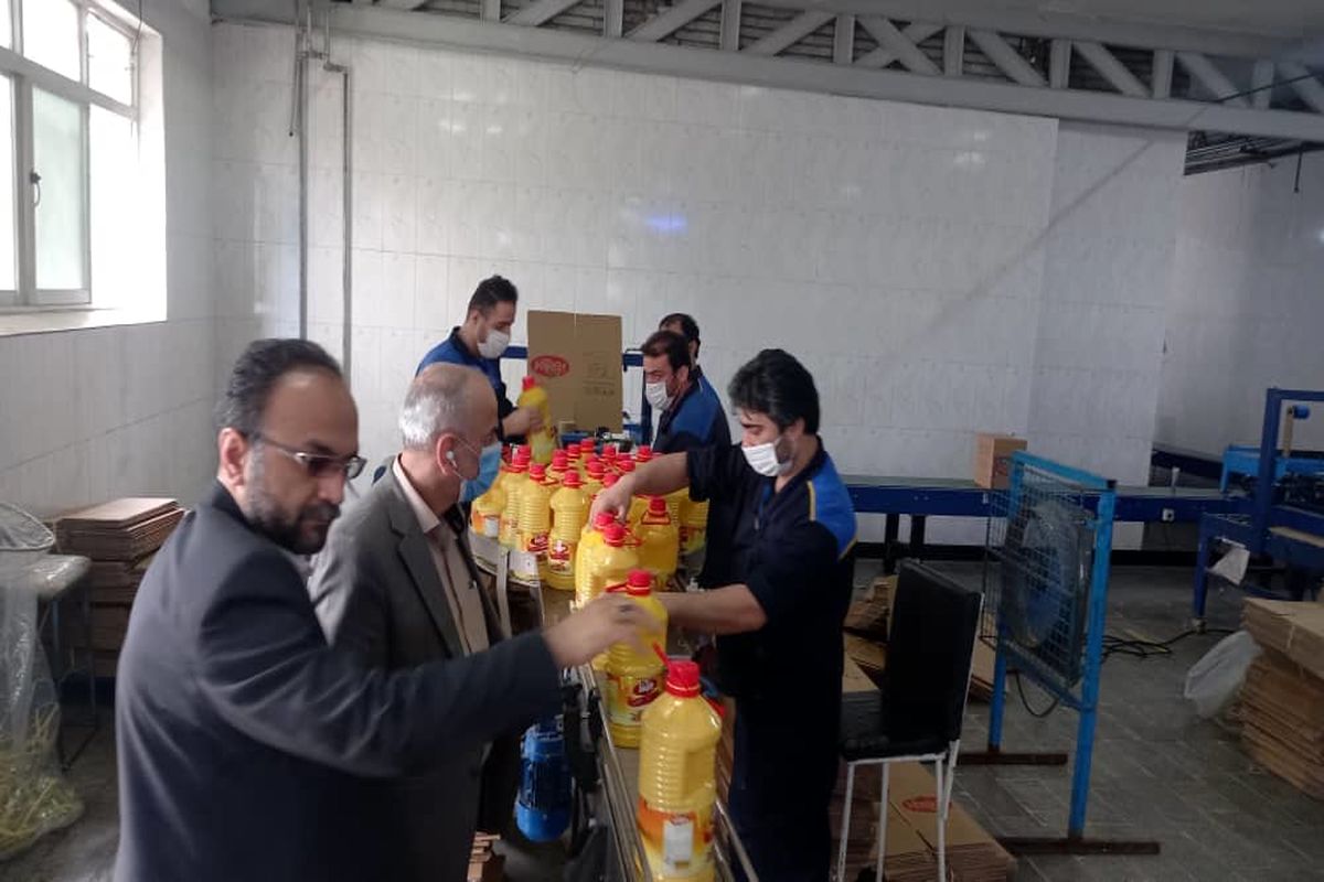 مدیرکل صمت در حاشیه بازدید از واحد تولیدی روغن گیلان
