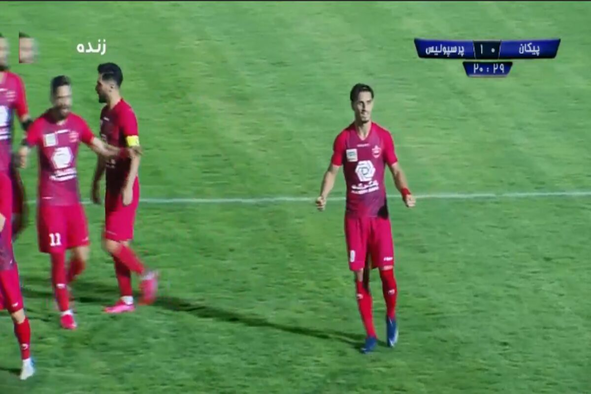 گل اول پرسپولیس به پیکان