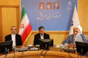 دیدار مسئولان قضایی استان با استاندار اردبیل به مناسبت هفته دولت