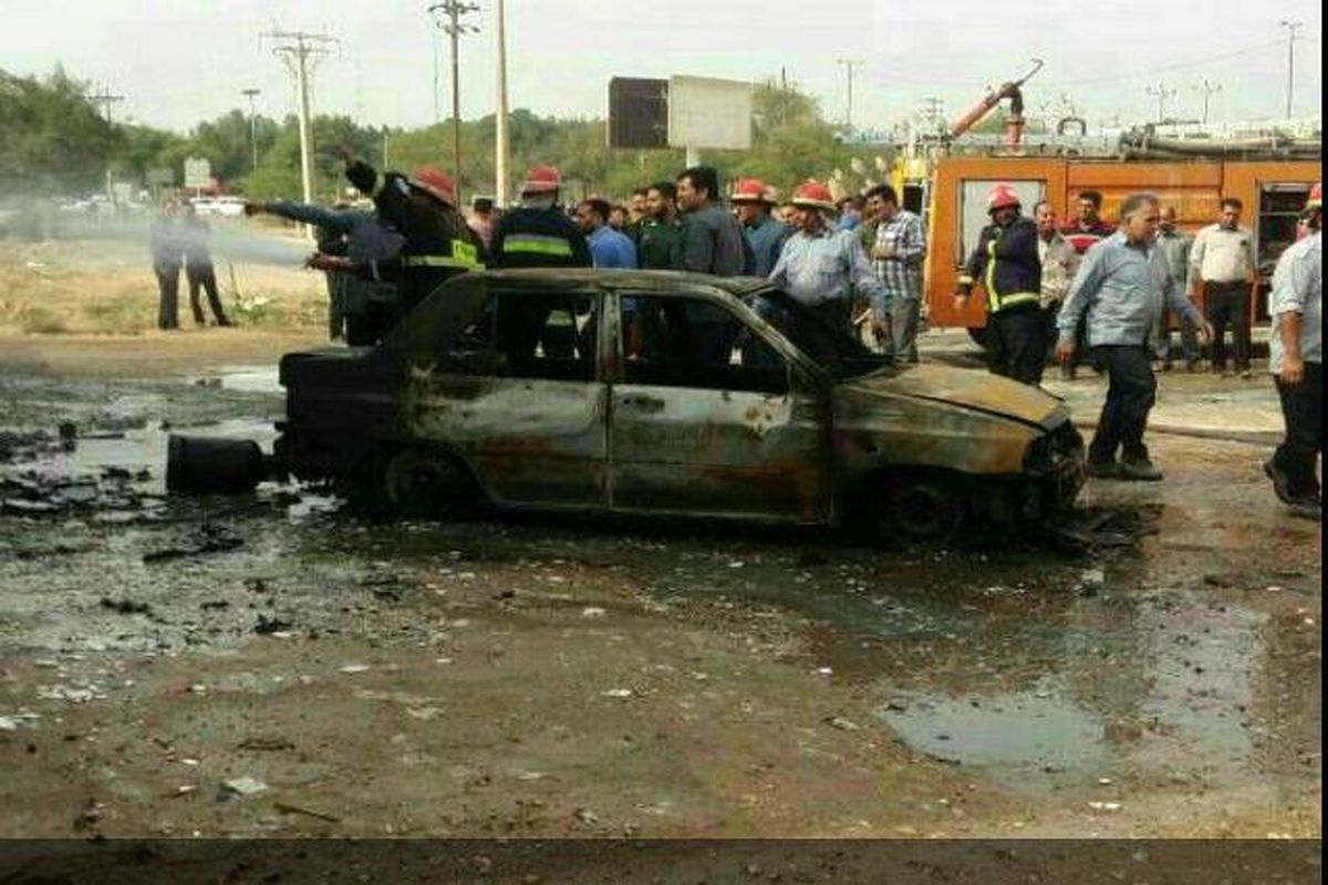 انفجار گاز ال پی جی در شوشتر