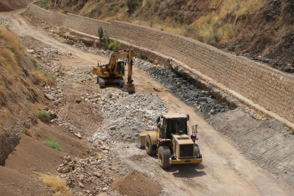 رودخانه خشک شیراز 