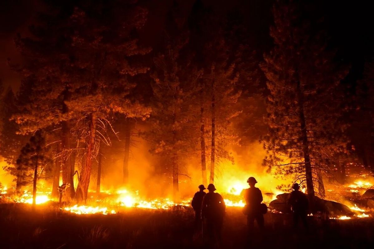 آتش سوزی کره جنوبی