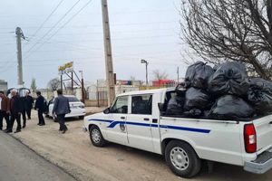 پاکسازی محورهای ورودی اردبیل با مشارکت دستگاه‌های اجرایی و گروه‌های مردمی