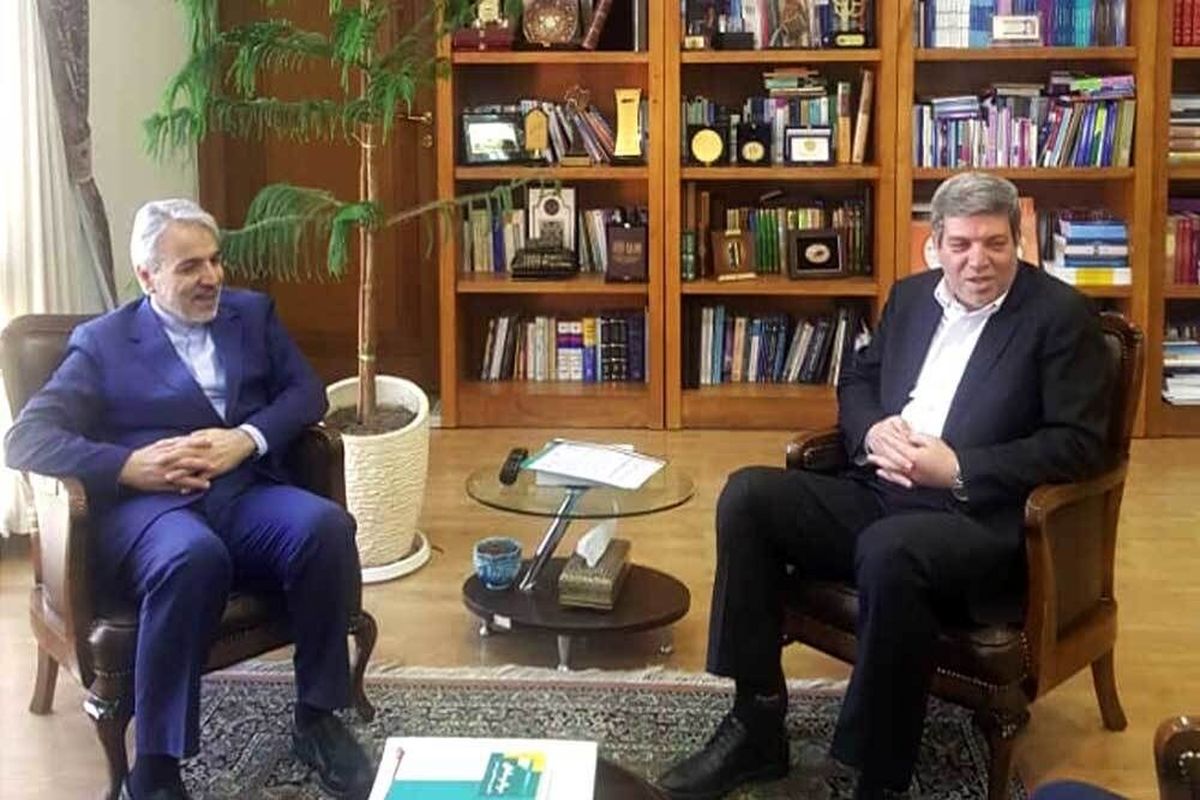 دیدار نوبخت و سیدجواد حسینی