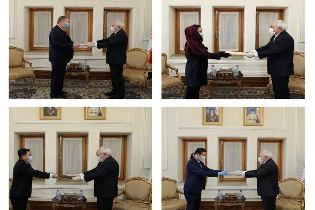 دیدار سفرای چند کشور در تهران با ظریف