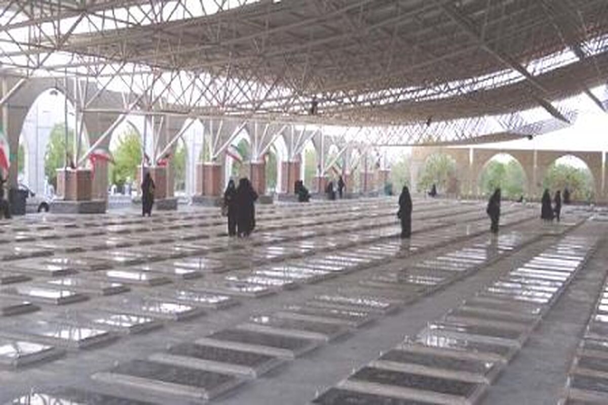  قبور شهدا در کرمانشاه 