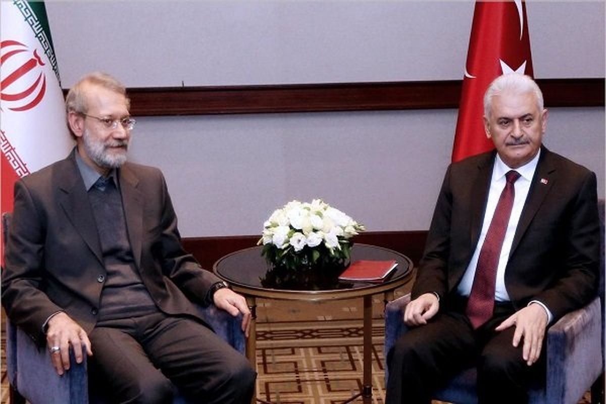 لاریجانی و رئیس مجلس ترکیه