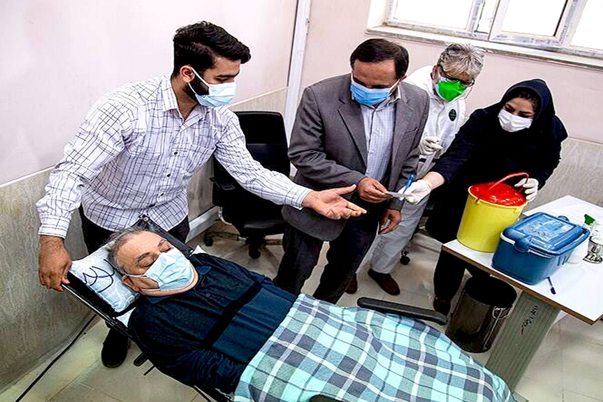 تزریق واکسن کرونا به جانبازان
