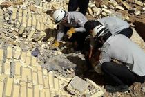 گرفتار شدن 2 کارگر در حادثه ریزش آوار