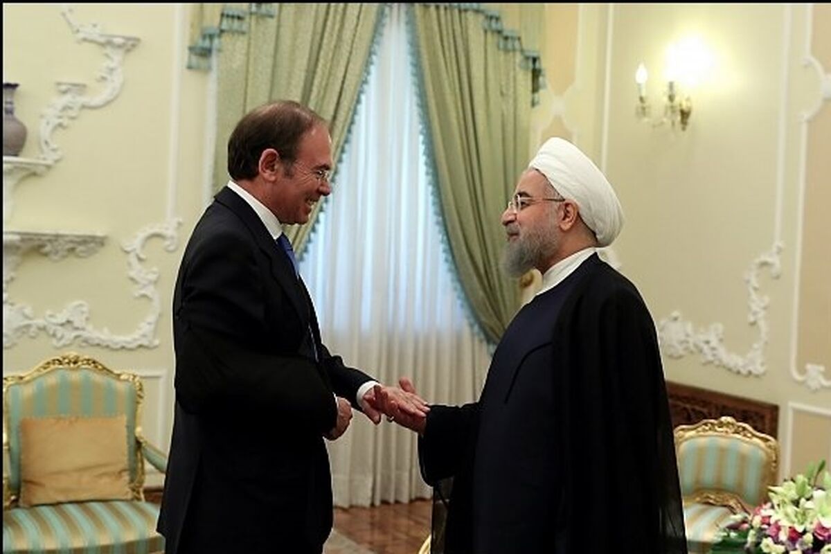 روحانی با رییس مجلس اسپانیا
