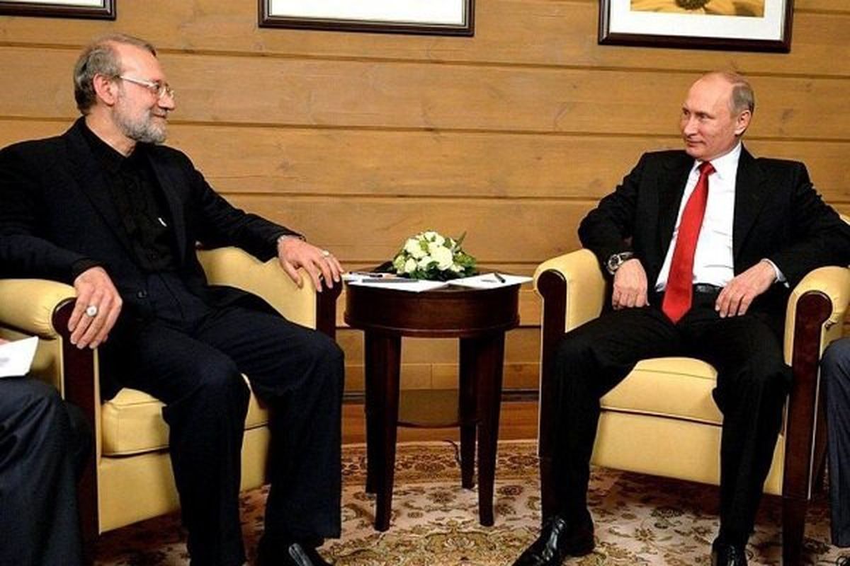 علی لاریجانی با ولادیمیر پوتین در مسکو دیدار کرد