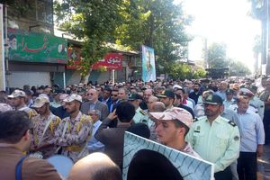 پیکر مطهر شهید مدافع حرم  در لنگرود  تشییع شد