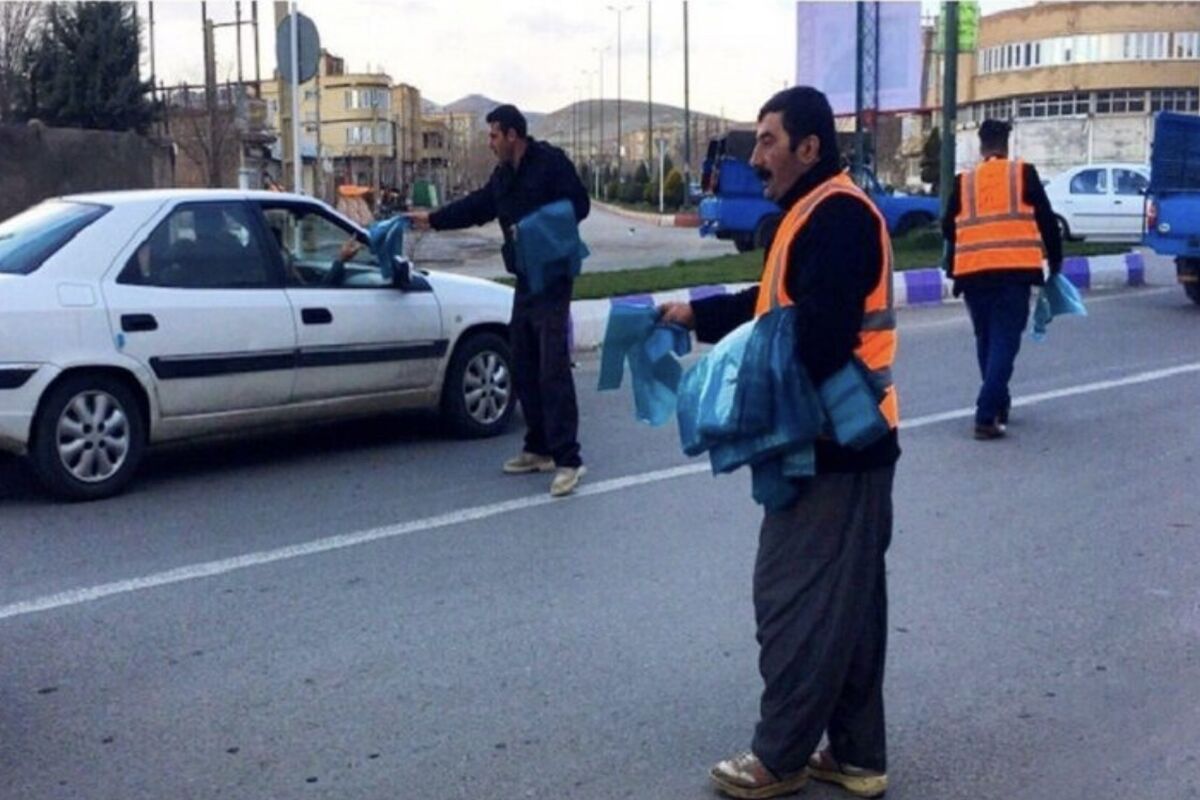 توزیع کیسه زباله