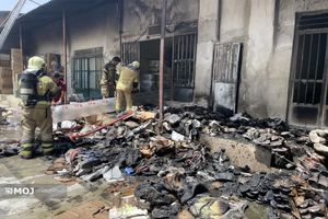 آتش‌سوزی در بازار بزرگ تهران با تلاش آتش‌نشانان مهار شد+ عکس و فیلم 