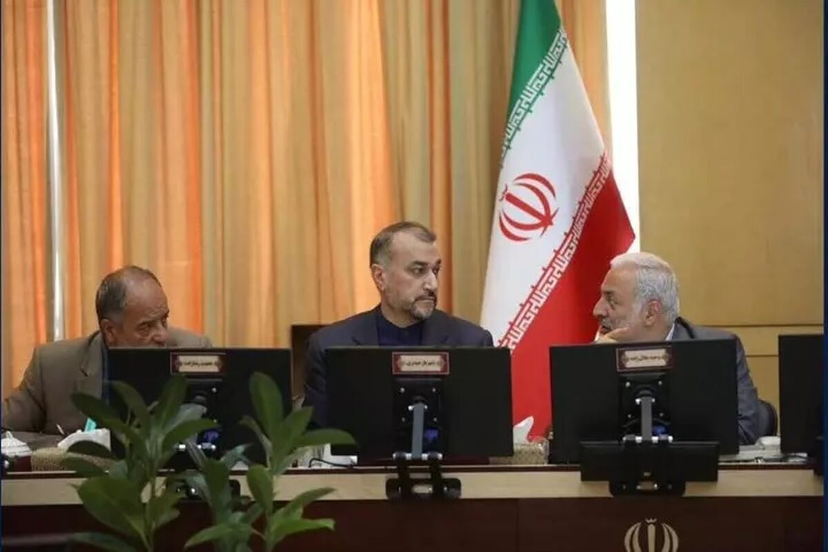 جلسه کمیسیون امنیت ملی با حضور امیرعبداللهیان