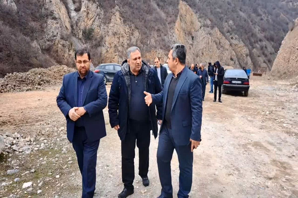 پروژه راه تنکابن به قزوین