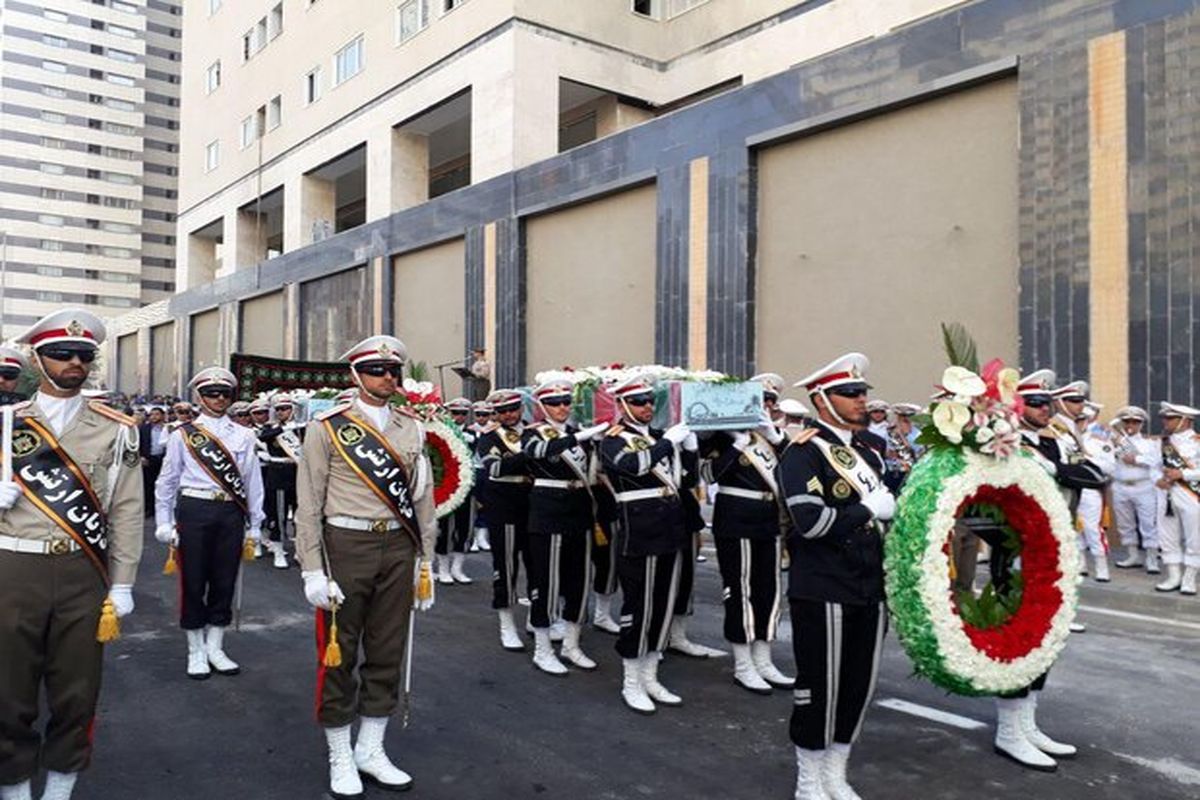 مراسم تشییع پیکر دو شهید