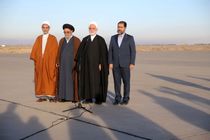 ادای احترام رئیس قوه قضاییه به مقام شامخ یکی از شهدای گمنام خاکسپاری‌شده در استان اصفهان