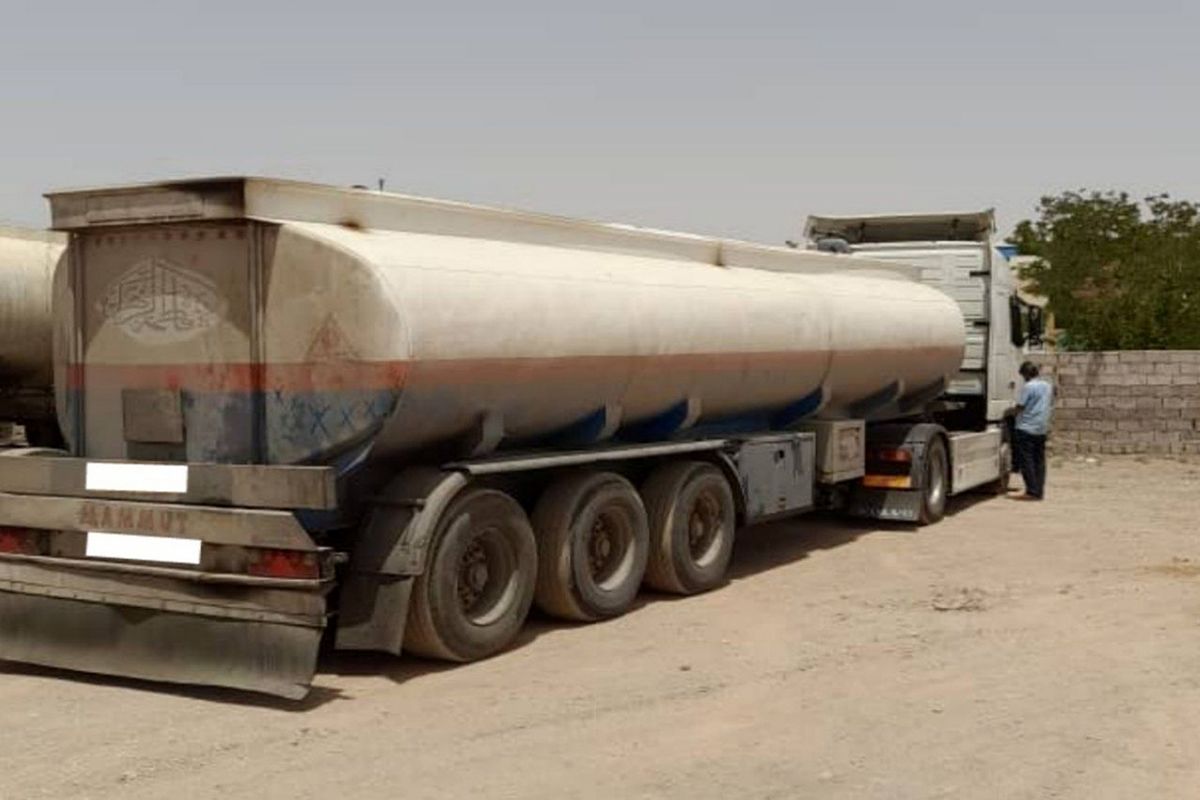 محموله گاز مایع قاچاق در کامیون