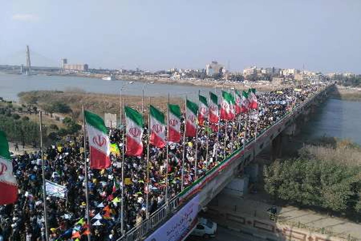 راهپیمایی 22 بهمن در خوزستان