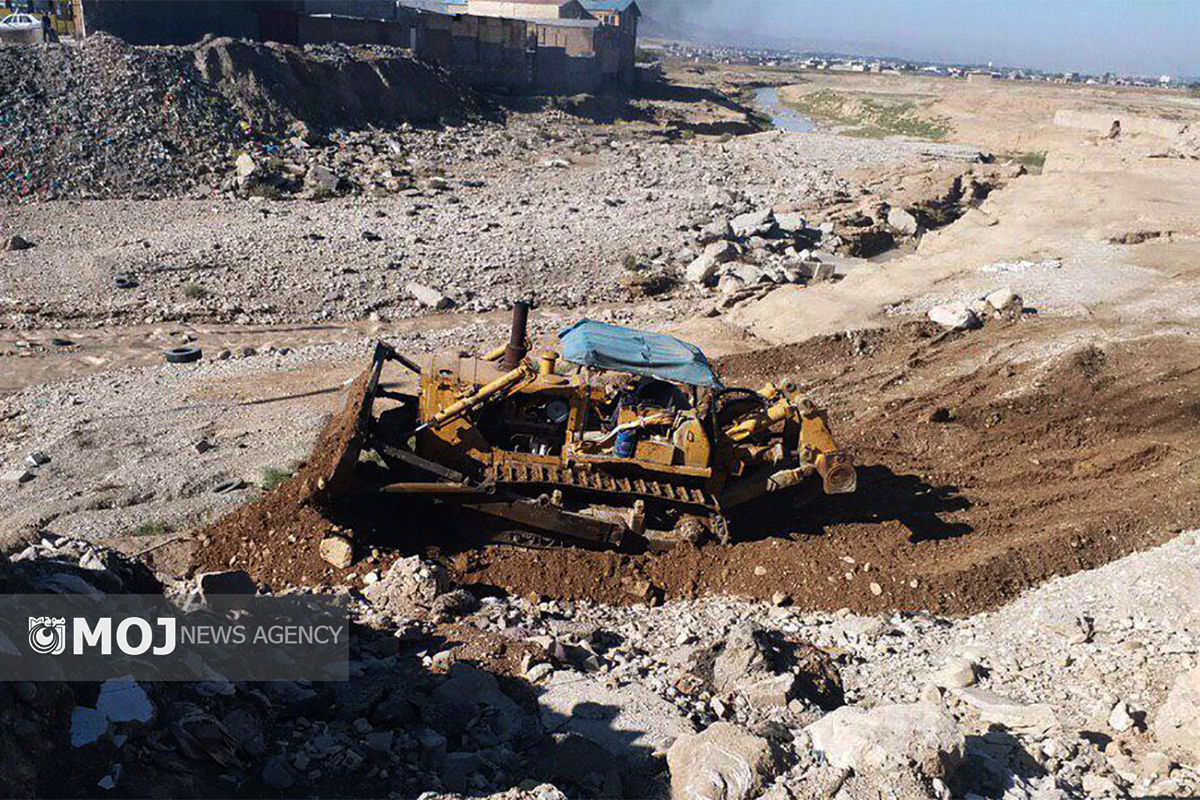 لایروبی رودخانه پل ماسور