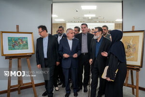 افتتاح نمایشگاه «همای نگارگری ایران»