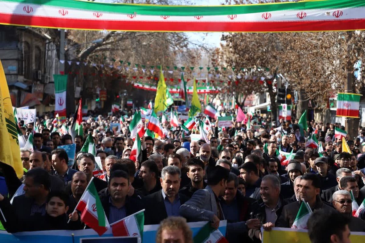 راهپیمایی 22 بهمن 1402 کرمانشاه