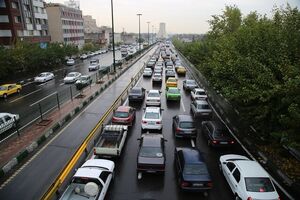 تردد روان و لغزندگی در معابر پایتخت/ رانندگان با سرعت مطمئنه تردد کنند