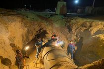 ارتقا پایداری انتقال گاز با عملیات اسلیو گذاری بر روی خط 56 اینچ 