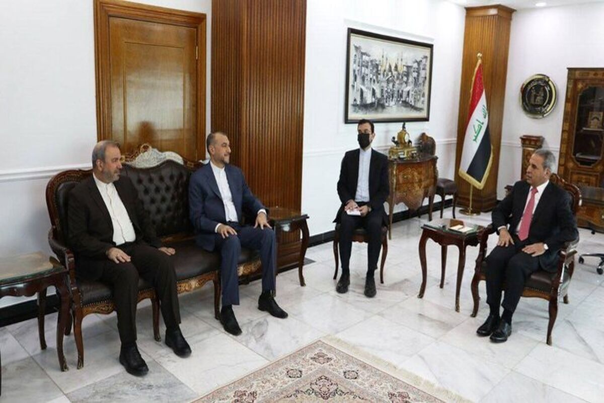 دیدار وزیر خارجه ایران با مسئولین عراقی