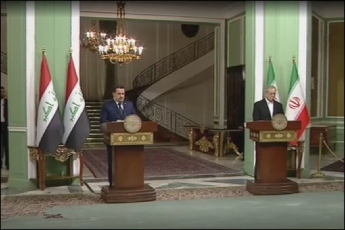 رئیس جمهور در نشست خبری مشترک با نخست وزیر عراق